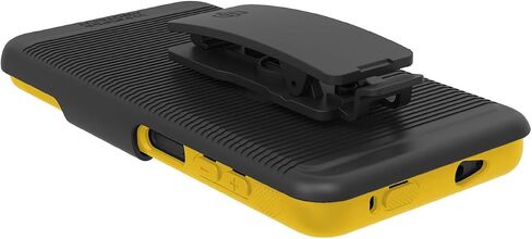 Case with Clip Compatible with Samsung Galaxy XCover Pro Phone Model SM-G715. Heavy Duty Rotating Belt Clip Holster and Durable Flexible Protective Case Combo (Blue) in Saudi Arabia