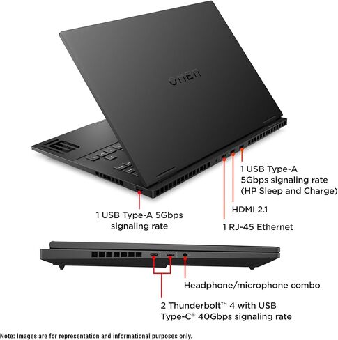 لاب توب اتش بي اومن للالعاب، انتل كور i7-14700HX، شاشة 16.1 بوصة فل اتش دي، 32 جيجا رام DDR5، 1 تيرابايت PCIe SSD، نفيديا جي فورس RTX 4050، لوحة مفاتيح بإضاءة خلفية، ويندوز 11 هوم، اسود in Saudi Arabia