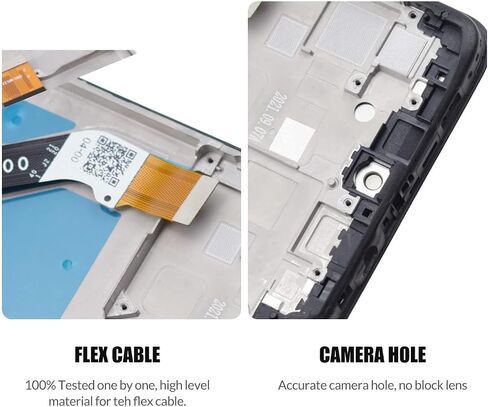 Replacement for Motorola Moto G60 LCD Screen with Frame for Moto G60 PANB0001IN PANB0013IN LCD Display Touch Digitizer Assembly with Repair kit(Black with Frame) in Saudi Arabia