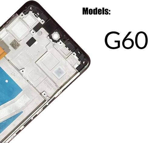 Replacement for Motorola Moto G60 LCD Screen with Frame for Moto G60 PANB0001IN PANB0013IN LCD Display Touch Digitizer Assembly with Repair kit(Black with Frame) in Saudi Arabia