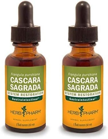 مستخلص سائل Herb Pharm Cascara Sagrada لدعم الجهاز الهضمي - 1 أونصة in Kuwait