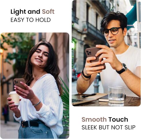 Cordking متوافق مع حافظة iPhone 11 Pro Max، سيليكون [حواف مربعة] [حماية الكاميرا] حافظة هاتف مطورة مع بطانة ناعمة مضادة للخدش من الألياف الدقيقة، 6.5 بوصة، بني فاتح in Kuwait