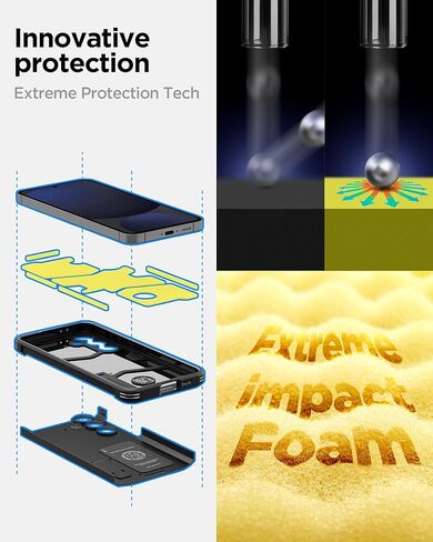 حافظة Spigen Tough Armor مصممة لهاتف Galaxy S24 FE (2024) [مسند] - أسود in Saudi Arabia