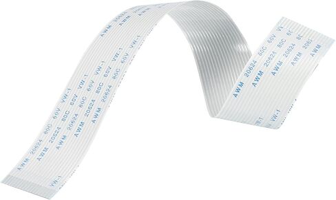 MECCANIXITY Flexible Flat Cable Extension Ribbon Cables 6 Pins 1.0mm Pitch 300mm for 3D Printer, DIY, Camera, Screen and DVD Player Connector A Type Pack of 5 in Saudi Arabia