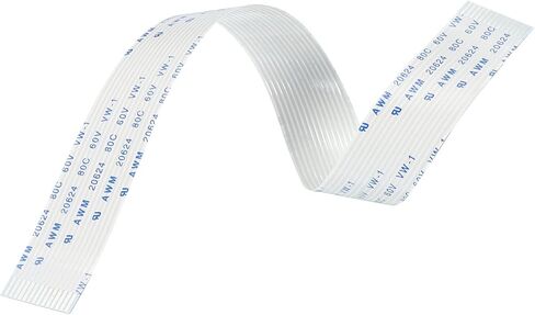 MECCANIXITY Flexible Flat Cable Extension Ribbon Cables 6 Pins 1.0mm Pitch 300mm for 3D Printer, DIY, Camera, Screen and DVD Player Connector A Type Pack of 5 in Saudi Arabia