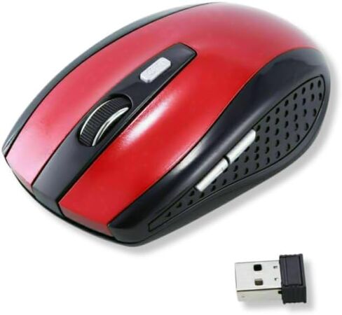 Wireless Mouse - Wireless Mouse for Laptop, 2.4GHz Wireless Mouse with USB Receiver, Ergonomic Mouse with 1600 DPI Optical Resolution, Compatible with Computer & Chromebook in Saudi Arabia