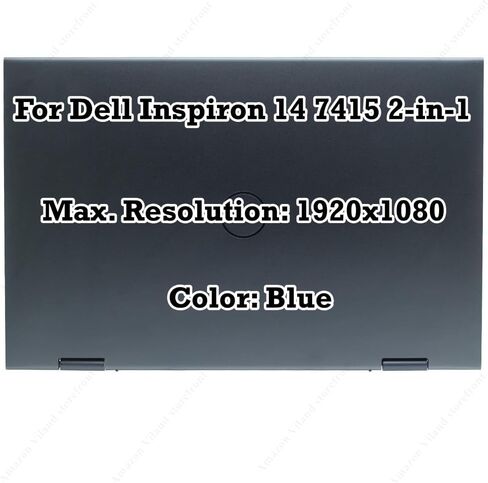 استبدال 14.0 "FHD 1920x1080 IPS LCD شاشة LED تعمل باللمس محول الأرقام الجمعية كاملة لديل انسبايرون 14 7415 2 في 1 in Kuwait