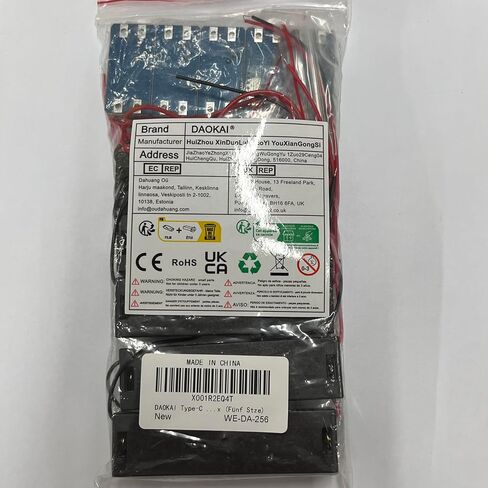 لوحة شحن بطارية ليثيوم من النوع C USB 18650 وحدة شحن 5 فولت 1 أمبير تيار عالي + 2 أمبير DC-DC لوحة تنظيم محول تصعيد مع صندوق بطارية (خمس مجموعات) in Saudi Arabia