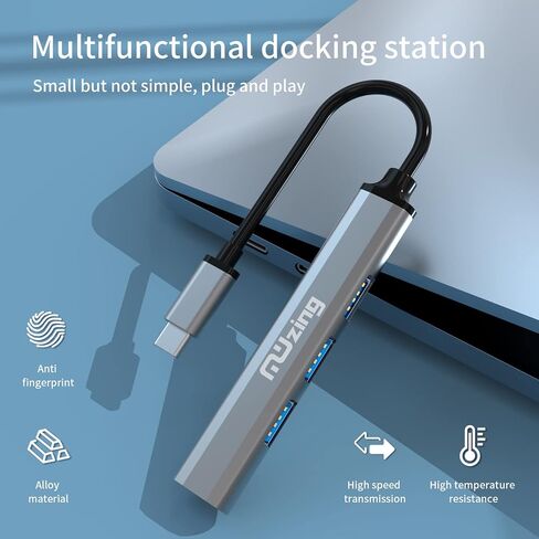 USB C 4-in-1 Adapter Ultra-Slim Dongle for Laptop, PC, Mac, Mobile Phone in Saudi Arabia