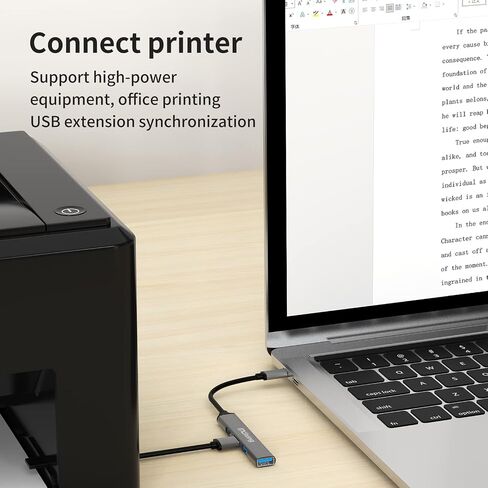 USB C 4-in-1 Adapter Ultra-Slim Dongle for Laptop, PC, Mac, Mobile Phone in Saudi Arabia