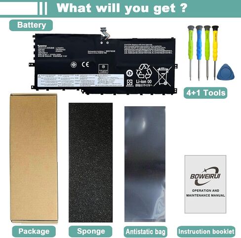 بطارية كمبيوتر محمول L17M4P71 L17C4P71 L17M4P73 لأجهزة Lenovo ThinkPad X1 Yoga 3rd Gen 2018 Series 20LD 20LE 20LF 20LG TP00076D 01AV474 SB10K97623 01AV475 SB10K97624 01AV499 SB10K97638 02DL 003 in Saudi Arabia
