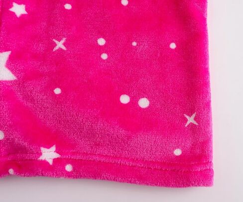 BTPEIHTD Kids Hooded Bathrobe Girls Soft Plush Hooded Flannel Pajamas Sleepwear Boys Spa Robe in Kuwait