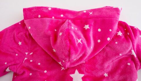BTPEIHTD Kids Hooded Bathrobe Girls Soft Plush Hooded Flannel Pajamas Sleepwear Boys Spa Robe in Kuwait