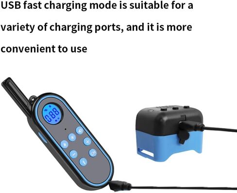 voice intercom Dog Training Colla Shock Collar for Dogs Rechargeable Dog with Remote for Small, Medium & Large Dogs voice intercom Dog Training Collar （1for1） in Saudi Arabia