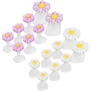 4sets Spreaders Style Claw Flower Feet Ju Salon As Adjuster Toes Diasy Divider Pattern Pedicures Pearl Tool Tools Hammer Purple Great Kids Cushions Home Guards Bunion Daisy