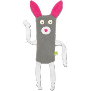 Cate & Levi - Dog Toy Water Bottle Cruncher - No Squeaker Quiet - Bottle Cover Dog Toy – Durable (Bunny)