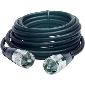 9' RG58AU Cable with PL-259 Connectors for CB & Ham Radios