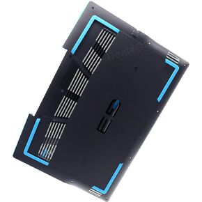 Deal4GO 15.6"" Rear Base Bottom Cover w/Blue Rubber Feet Optional USB-C Port G4V93 0G4V93 Replacement for Dell G3 3500 3590, Black