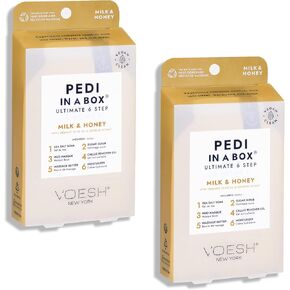 VOESH Pedi in a Box Ultimate 6 Step, Sage Fullness, Spa Pedicure, DIY Pedi, Home Pedicure Kit, Pedi in a Box, Pedicure, Foot Care, Pedi Products, Spa Care, Foot Spa