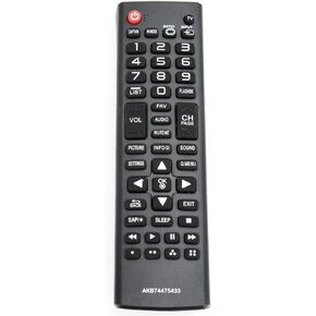AKB74475433 Replaced Remote Fit for LG LED HDTV 32LF510B 32LF550B 32LF5600 42LF5500 42LF5600 43LF5100 43LF5400 43UH5500 43UV340C 49LF5100 49LF5400 49LF5500 49LJ5100 sub AGF76631028 AKB73975722
