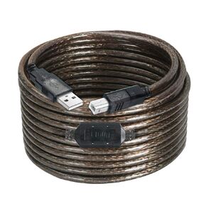 Long Printer USB Cable USB Printer Cable 40 Feet USB 2.0 Type A Male to B Male Printer Scanner Cord, high-Speed Built-in chip Enhanced Signal Transmission for Printer/Scanner