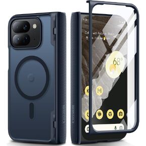 حافظة TONGATE المغناطيسية لهاتف Pixel 9 Pro Fold متوافقة مع Magsafe، [واقي شاشة مدمج وغطاء حماية مفصلي]، حافظة هاتف رفيعة مقاومة للصدمات لكامل الجسم لهاتف Google Pixel Fold 2 5G 2024، أسود in Kuwait