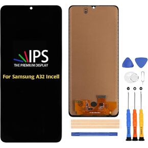 A-MIND for Samsung Galaxy A32 4G A325 (Incell Without Frame) Screen Replacement SM-A325F SM-A325M LCD Display& Touch Screen Digitizer Full Assembly Repair Kits,with Screen Protector+Tools