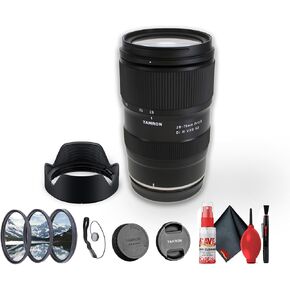 Tamron 28-75mm f/2.8 Di III VXD G2 Lens for (Nikon Z) Mirrorless Cameras (AFA063Z700) + Filter Kit + Cap Keeper + Cleaning Kit