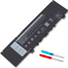 38WH F62G0 F62GO Laptop Battery for Dell Inspiron 13 5370 7370 7373 7380 13MF 13-5370-D1305P 13MF PRO-D5705TS Vostro 13 5370 13-5370-D1505G 13-5370-D1505S P87G001 P91G P91G001 2-in-1 RPJC3 0RPJC3