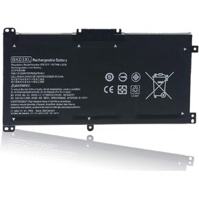 BK03XL Laptop Battery for HP Pavilion X360 14 14m Series, 14-BA175NR 14-BA253CL 14-BA125CL 14M-BA013DX 14M-BA015DX 14M-BA114DX BA014DX BA114DX BK03041XL 916366-421 541 916811-855