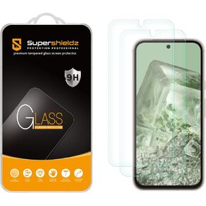 Supershieldz (2 Pack) Designed for Google Pixel 8a Tempered Glass Screen Protector, Anti Scratch, Bubble Free