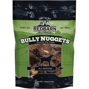 ريد بارن بولي ناجتس علاج للكلاب | حلويات طبيعية بالكامل ولذيذة للغاية مع مكونات وظيفية | رئة لحم البقر | علاج مغذٍ للتدريب، (عبوة من 3 قطع) in Kuwait