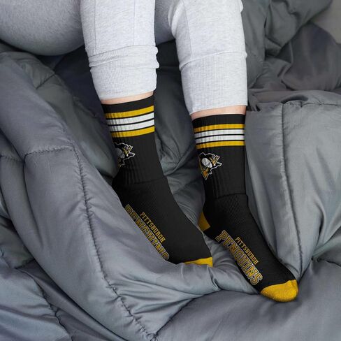 For Bare Feet NCAA Iowa Hawkeyes 4 Stripe Deuce Crew Sock Team Color MEDIUM in Saudi Arabia