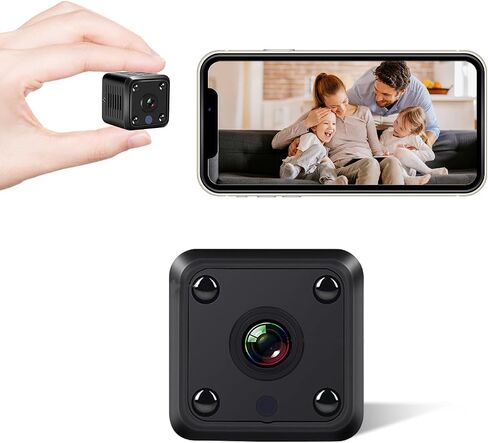 Hidden Cameras,Indoor Spy Camera,Nanny Cam,Best Mini Camera,WiFi Wireless Camera,Clear Night Vision,AI Motion Detection,Surveillance Camera Full HD,Small Outdoor WiFi Pet Cameras,for Home Security in Saudi Arabia