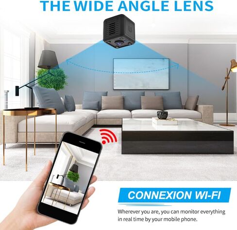 Hidden Cameras,Indoor Spy Camera,Nanny Cam,Best Mini Camera,WiFi Wireless Camera,Clear Night Vision,AI Motion Detection,Surveillance Camera Full HD,Small Outdoor WiFi Pet Cameras,for Home Security in Saudi Arabia