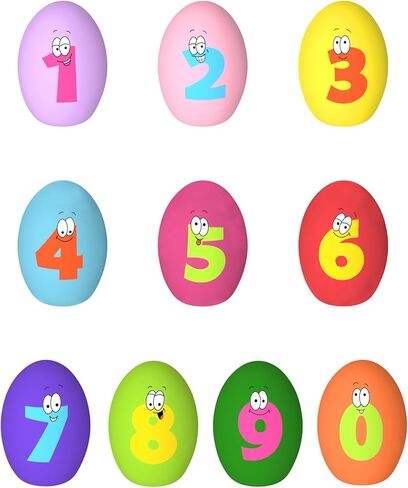 Dog Toys Squeaky, [10 Pack] Soft Puppy Egg Balls, Funny Interactive Squeak Pet Chew Toy for Puppies Small Medium Breed in Kuwait