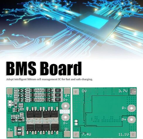 لوح حماية البطارية، 3S 12V 40A ليثيوم أيون شاحن بطارية BMS لوح حماية مع شحن التوازن in Saudi Arabia