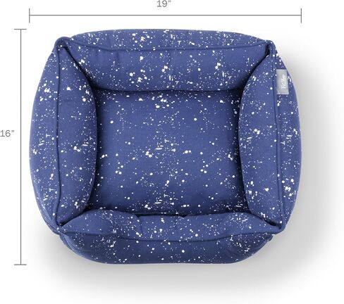 Fringe Studio Cat Bird Daisy Lite Peach Small Circle Pet Bed 18"- Poly Filled with Faux Fur Interior - Machine Washable in Kuwait