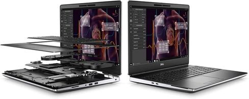 Dell 2020 Precision 7550 لاب توب 15.6 بوصة - انتل كور i9 الجيل العاشر - i9-10885H - ثماني النواة 5.3 جيجا هرتز - 512 جيجا SSD - 32 جيجا رام - Nvidia Quadro RTX 3000 - 1920x1080 FHD - Windows 10 Pro (متجدد) in Saudi Arabia