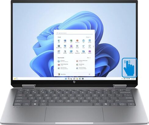 HP Envy x360 14-fc0033dx Home & Business 2-in-1 Laptop (Intel Ultra 7-155U 12-Core, 32GB LPDDR5 6400MHz RAM, 1TB SSD, Intel Graphics, 14.0" 60 Hz Touch Win 11 Home) with USB-C Dock in Saudi Arabia