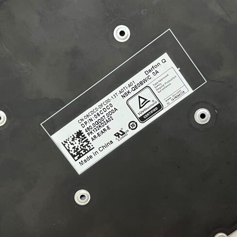 لوحة مفاتيح للكمبيوتر المحمول Huasheng Suda في الولايات المتحدة مع بديل بإضاءة خلفية لجهاز DELL Inspiron 7490 Vostro 5390 5391 5490 5590 Latitude 3301 3410 (أسود) in Saudi Arabia