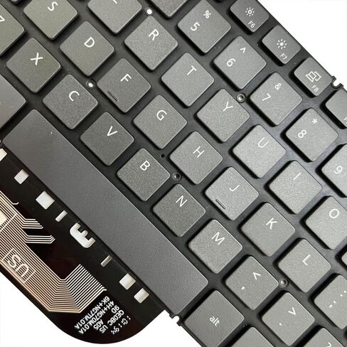لوحة مفاتيح للكمبيوتر المحمول Huasheng Suda في الولايات المتحدة مع بديل بإضاءة خلفية لجهاز DELL Inspiron 7490 Vostro 5390 5391 5490 5590 Latitude 3301 3410 (أسود) in Saudi Arabia