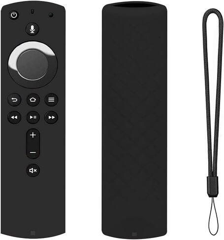 أغطية جهاز التحكم عن بعد من السيليكون الفاخر من navor - متوافقة مع جهاز التحكم عن بعد Alexa Voice الجديد تمامًا لـ TV Stick 4K، TV Stick (الجيل الثاني) TV (الجيل الثالث) - غطاء حماية عن بعد مضاد للانزلاق ومقاوم للصدمات in Kuwait