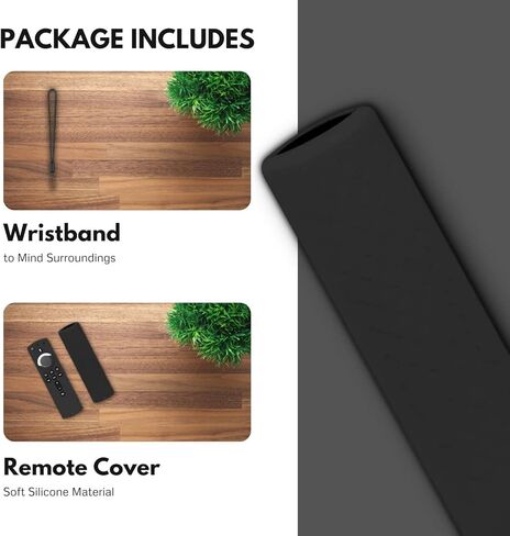 أغطية جهاز التحكم عن بعد من السيليكون الفاخر من navor - متوافقة مع جهاز التحكم عن بعد Alexa Voice الجديد تمامًا لـ TV Stick 4K، TV Stick (الجيل الثاني) TV (الجيل الثالث) - غطاء حماية عن بعد مضاد للانزلاق ومقاوم للصدمات in Kuwait