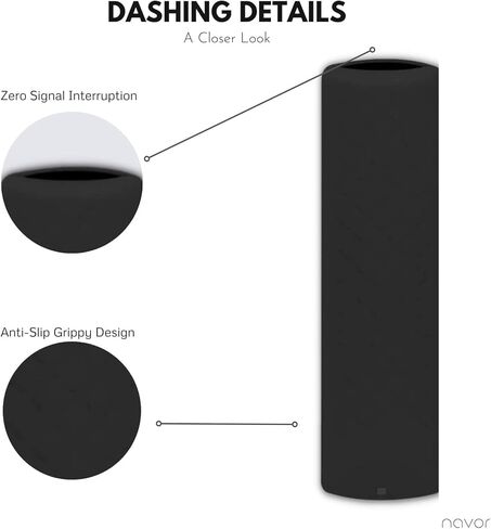 أغطية جهاز التحكم عن بعد من السيليكون الفاخر من navor - متوافقة مع جهاز التحكم عن بعد Alexa Voice الجديد تمامًا لـ TV Stick 4K، TV Stick (الجيل الثاني) TV (الجيل الثالث) - غطاء حماية عن بعد مضاد للانزلاق ومقاوم للصدمات in Kuwait