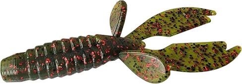 Tackle HD 10-Pack Texas Craw Beaver, 4.25" Twin Tail Fishing Bait, Soft Plastic Fishing Lures and Jig Trailers for Bass Fishing, Crawfish Bass Lures in Saudi Arabia