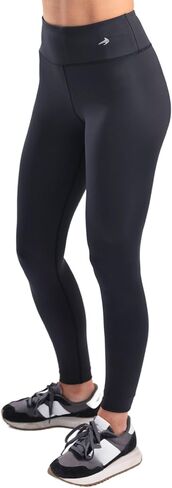 Compression Leggings for Women, Tummy Control Workout Gym Running Yoga Pants Brown in Kuwait