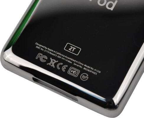 Stainless Steel Metal Back Cover Housing for Repair and Replacement, Compatible with iPod Classic 6th/7th Generation, Video 5th/5.5th Generation Thin Model (80GB) (160GB) in Saudi Arabia