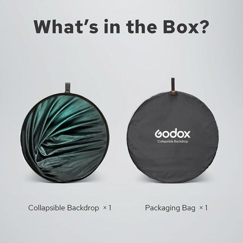 خلفية Godox قابلة للطي مقاس 78.8 بوصة × 59 بوصة (6.5 أقدام × 5 أقدام)، خلفية صورة، خلفية صورة استوديو تصوير فوتوغرافي من القماش غير اللامع لالتقاط الصور الفوتوغرافية والتصوير الفوتوغرافي ومدونات الفيديو (نسيج داكن) CBA-TA0004 in Saudi Arabia