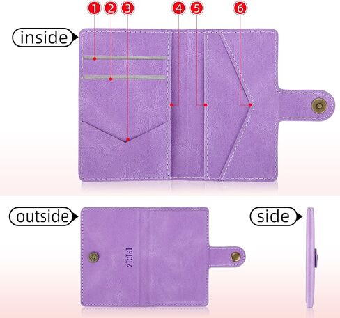 Phone Wallet Magnetic,Compatible with Apple Magsafe Wallet for iPhone 16/15/14 Pro Max/14 Pro/14 Plus/13/12 Series,Vegan Leather Magnetic Wallet with 5 Card Holders/RFID Blocking,Light Blue in Saudi Arabia